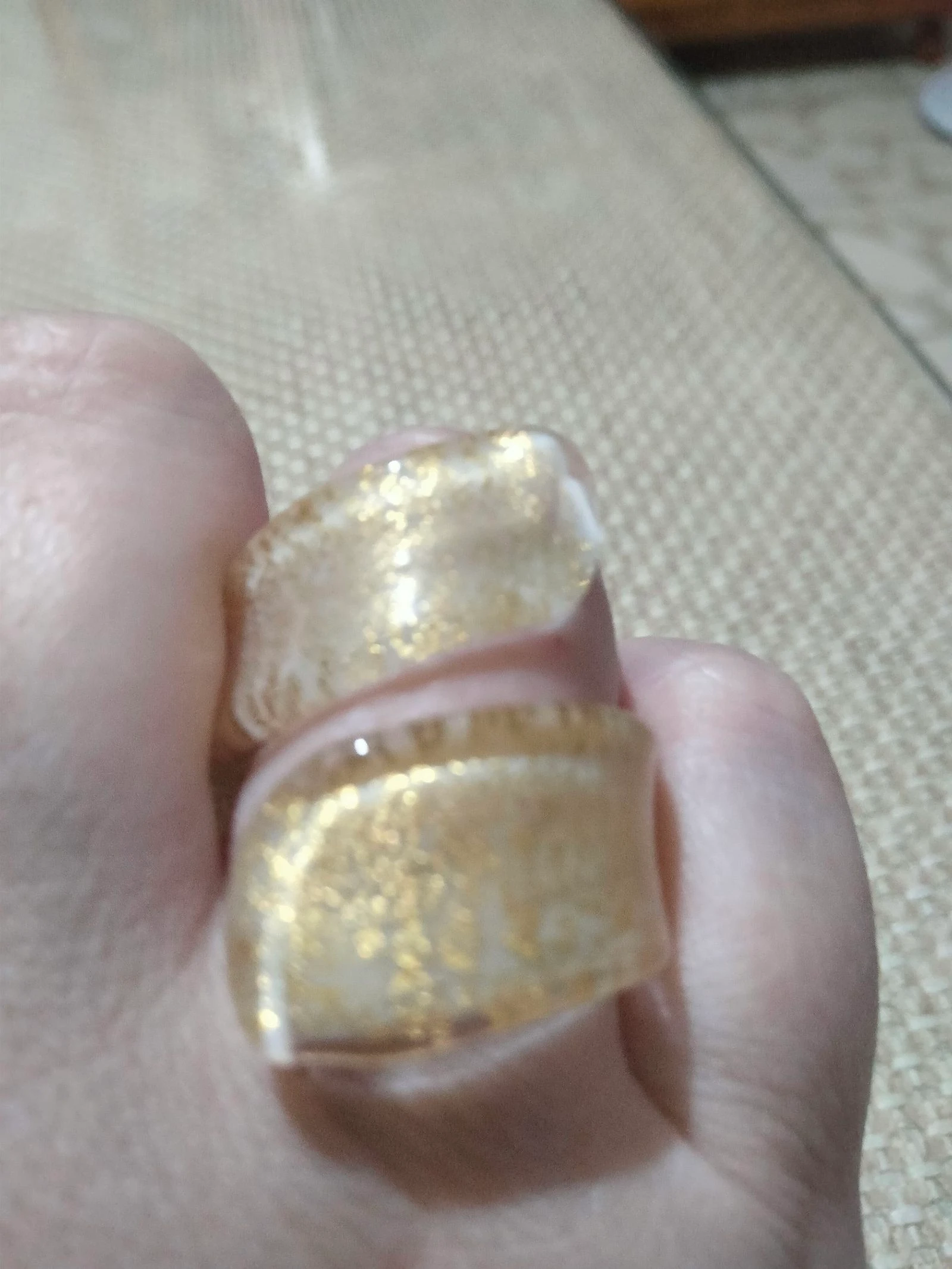 Anillo cristal Murano talla L
